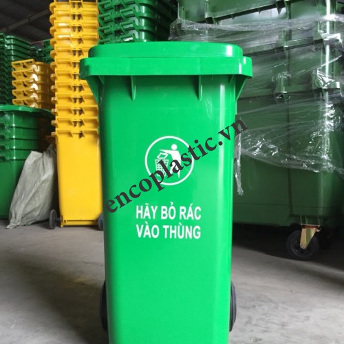 Thùng rác nhựa HDPE 120L