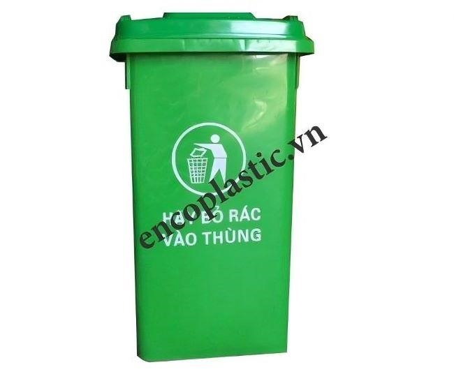 Thùng đựng rác nhựa HDPE được sản xuất từ chất liệu nhựa HDPE.