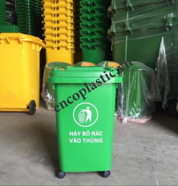ENCO - Đơn vị cung cấp thùng rác nhựa HDPE 60l uy tín hàng đầu.