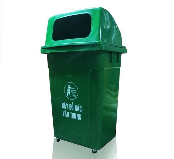 Thùng rác được làm từ nhựa HDPE là sản phẩm được sử dụng rộng rãi hiện nay.