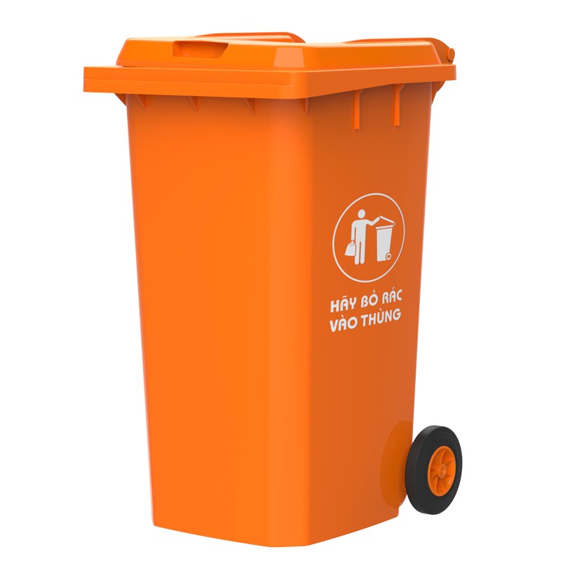 thùng rác nhựa HDPE 100L 