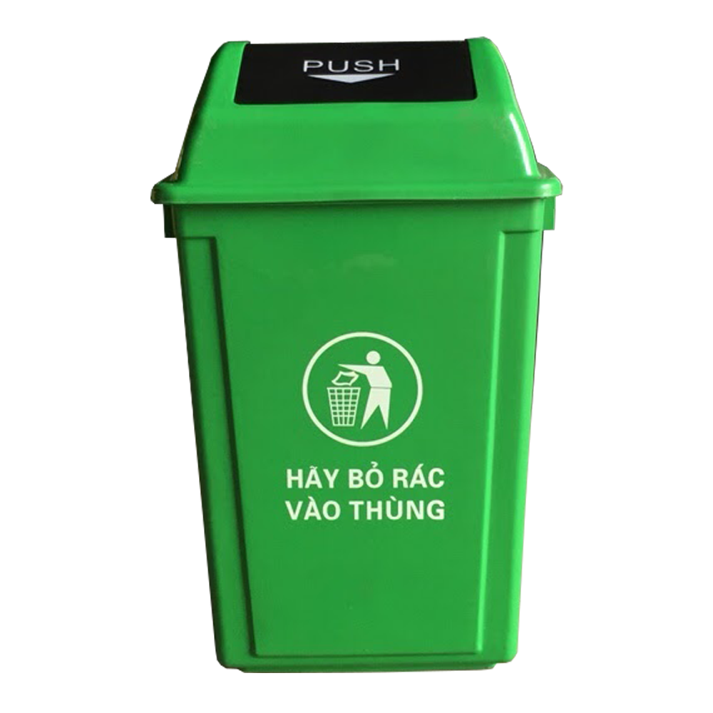 thùng rác nhựa HDPE 60L