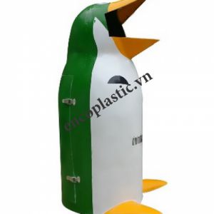 Thùng rác composite chim cánh cụt 02