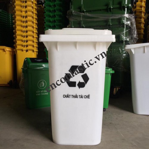 Thùng rác nhựa HDPE 240L
