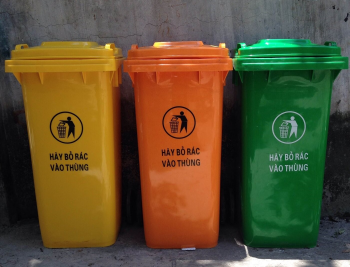 QUY ĐỊNH VỀ MÀU SẮC THÙNG RÁC NHỰA HDPE ĐÚNG CHUẨN BỘ Y TẾ