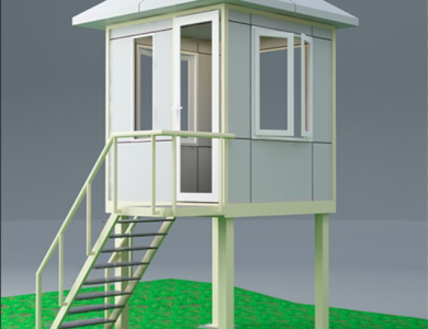 Cung cấp bốt gác composite hình lục lăng cho các dự án khu du lịch