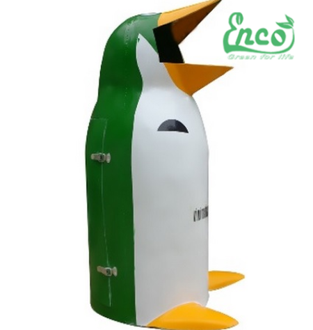 Thùng rác composite chim cánh cụt 02