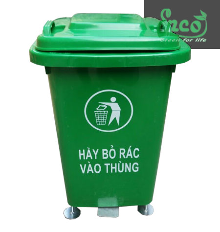 Thùng rác nhựa 60L đạp chân