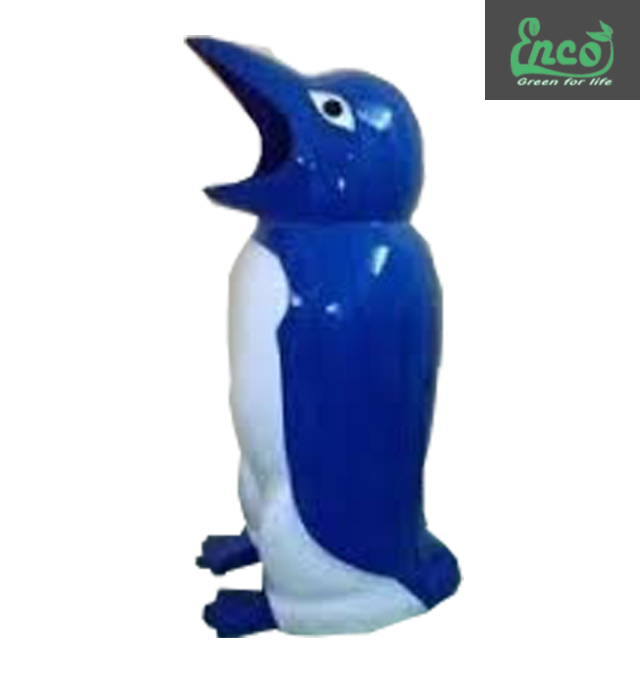 Thùng rác composite chim cánh cụt