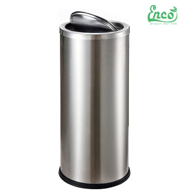 Thùng rác Inox nắp lật A35-F