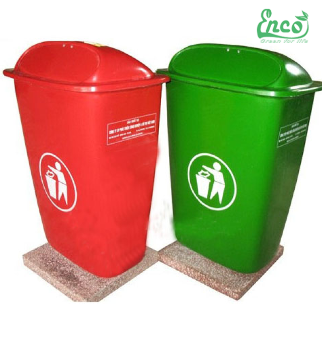 Thùng rác composite 50L