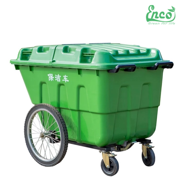 Xe thu gom rác HDPE 400L
